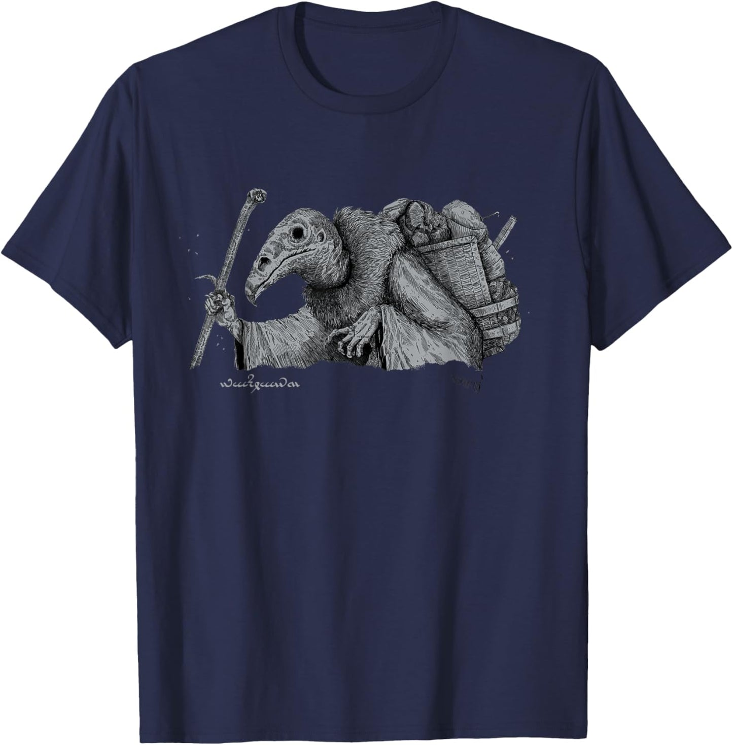 Hunt: Showdown Vulture Trait T-Shirt - T-Shirt | Navy