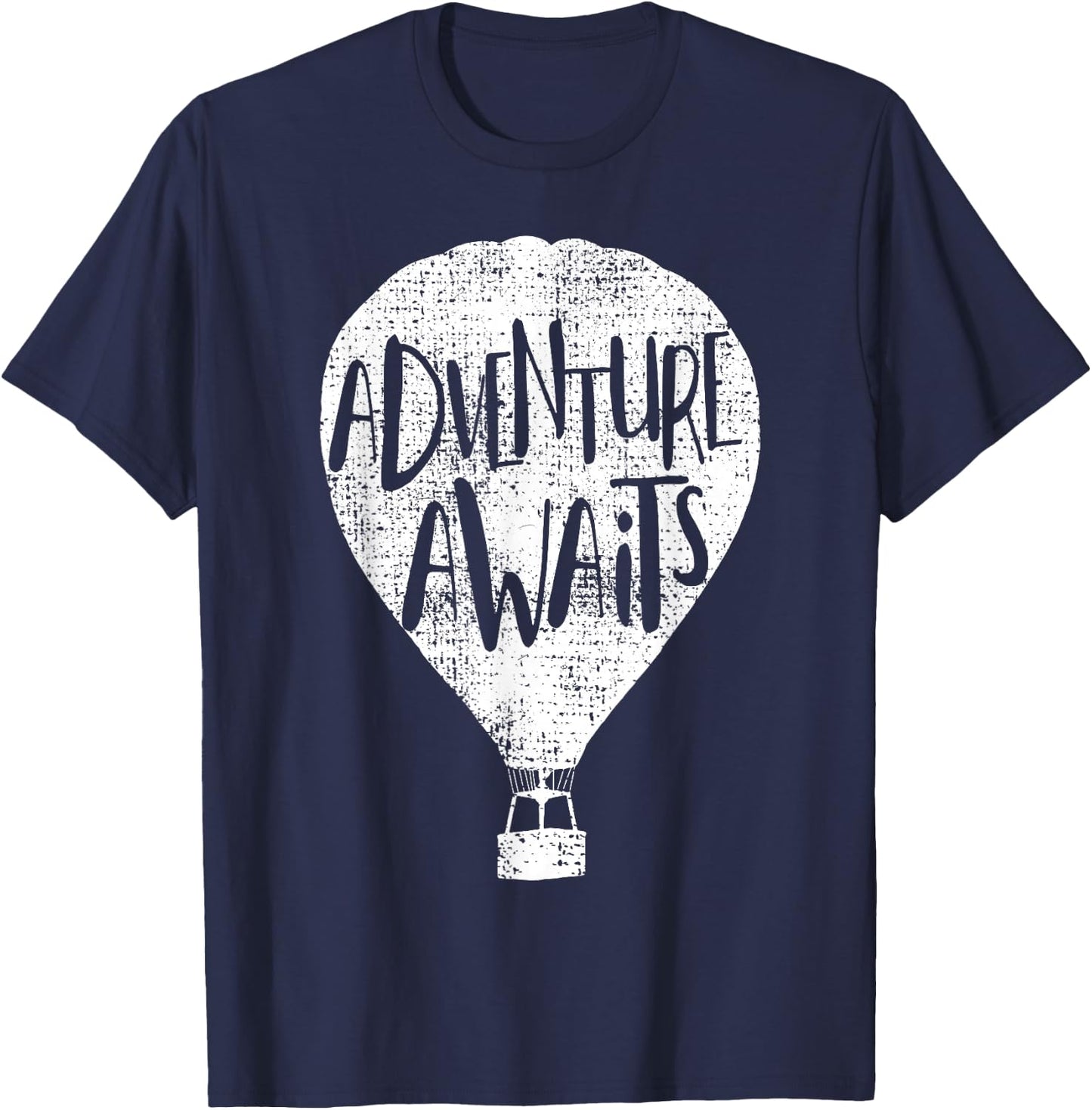 Aviator Adventure Vintage Hot Air Balloon T-Shirt - T-Shirt | Navy