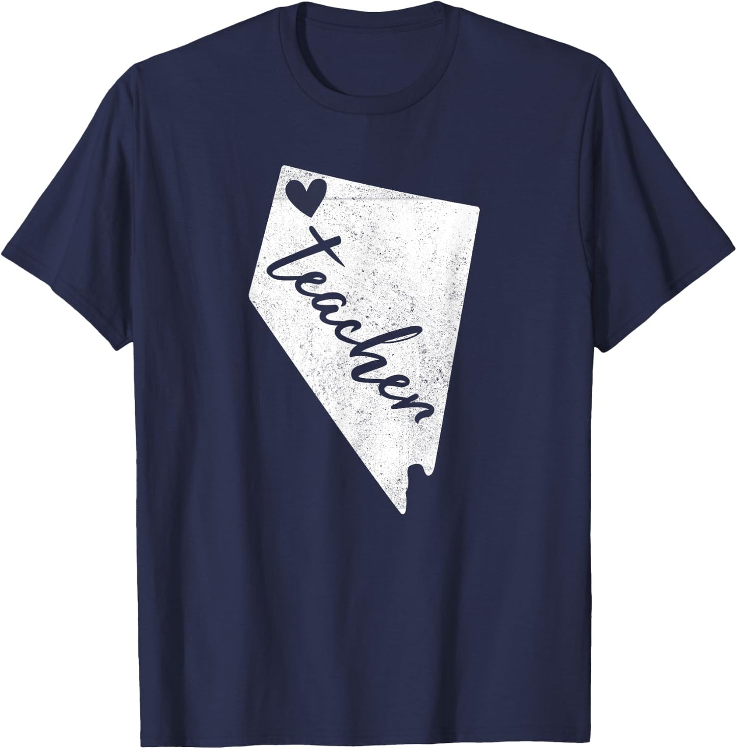 Red For Ed Nevada Teacher T Shirts, RedForEd Shirt. T-Shirt - T-Shirt | Navy