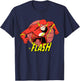 Kids DC Comics The Flash Running Portrait T-Shirt - T-Shirt | Navy