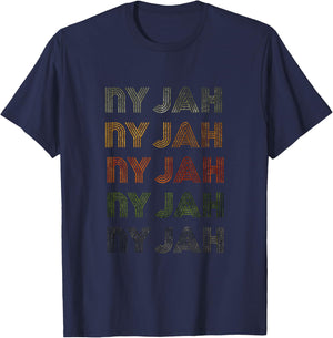Love Heart Nyjah Grunge Vintage Style Black Nyjah T-Shirt - T-Shirt | Navy