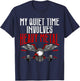 Heavy Metal | Fitness Weightlifting Deadlift Workout Gym T-Shirt - T-Shirt | Navy