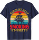 Vintage This Is My Meat Smoking BBQ Smokers Lovers T-Shirt - T-Shirt | Navy
