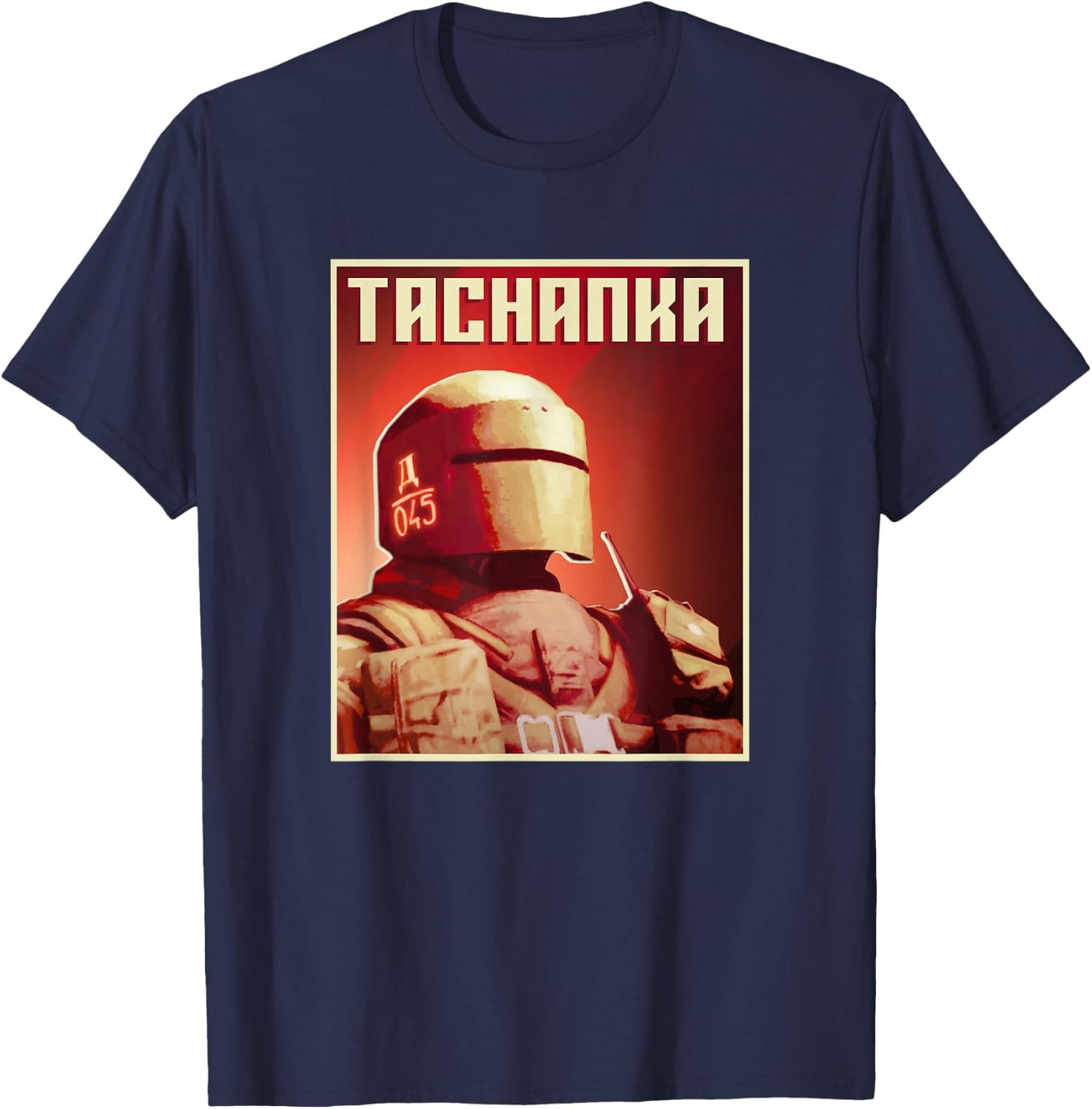 Lord Tachanka Poster T-Shirt - T-Shirt | Navy
