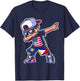 Half Filipino Half American USA Flag Philippines America T-Shirt - T-Shirt | Navy