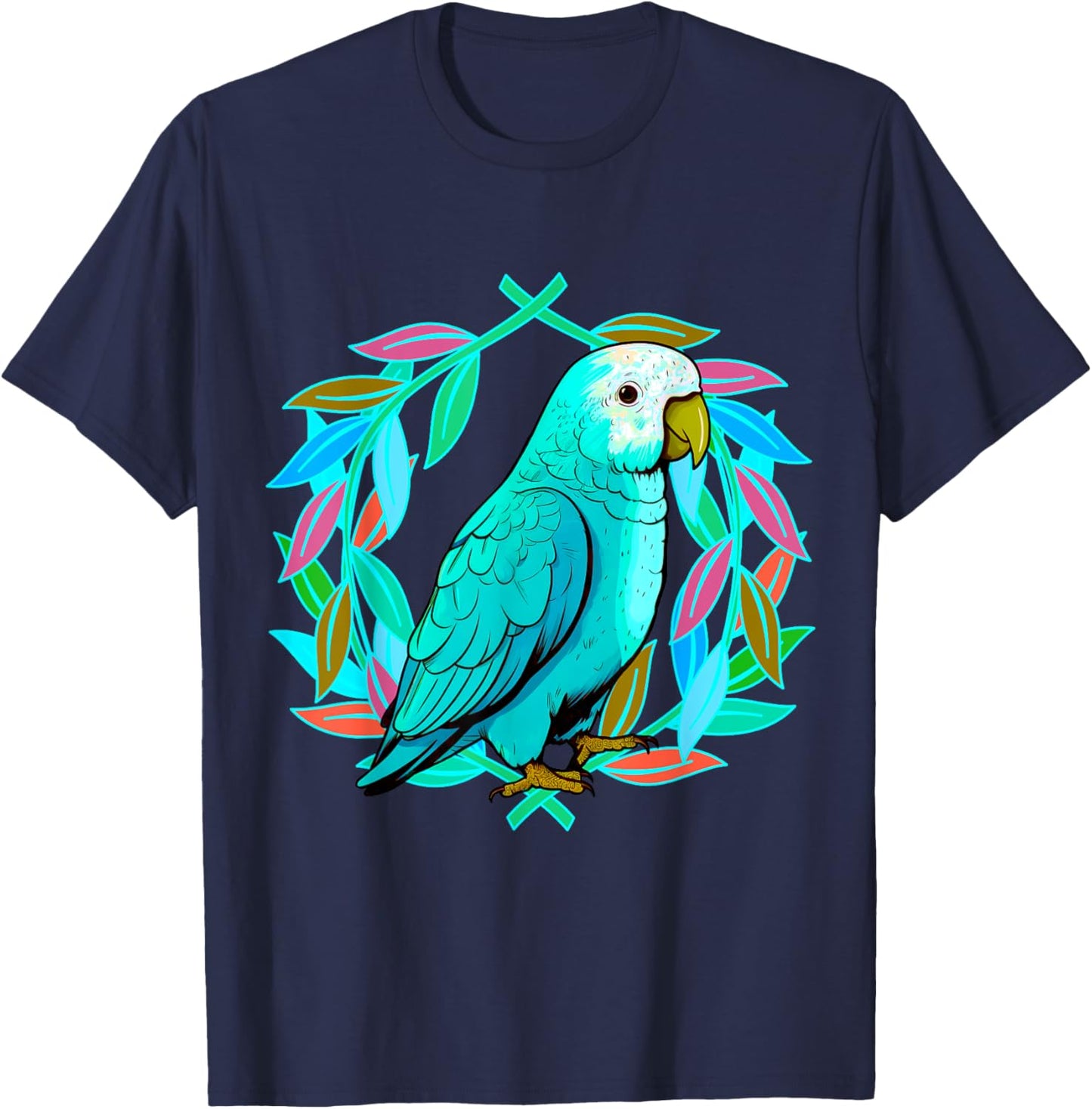 Parrot Parrot Bird Birds Child Children Birthday T-Shirt - T-Shirt | Navy