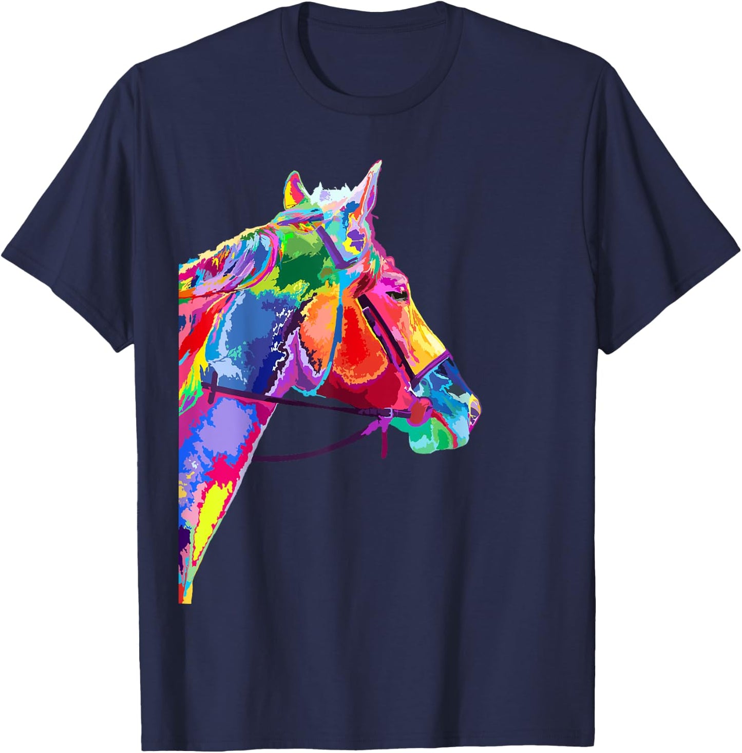 Horse Lover Gifts Equestrian Men HorseBack Riding T-Shirt - T-Shirt | Navy