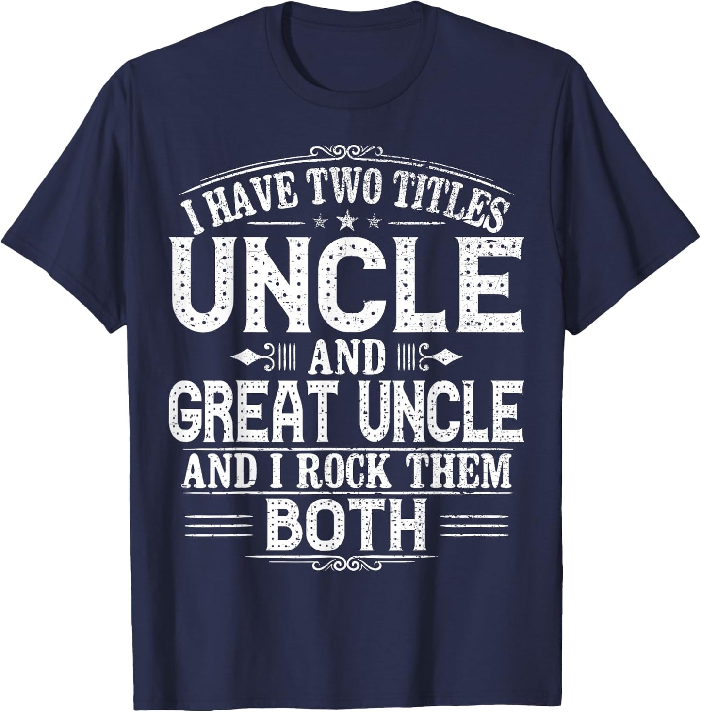 Great Uncle - Gift New Uncle T-Shirt - T-Shirt | Navy