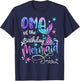 Oma Of The Birthday Mermaid Matching Family Mother's Day T-Shirt - T-Shirt | Navy