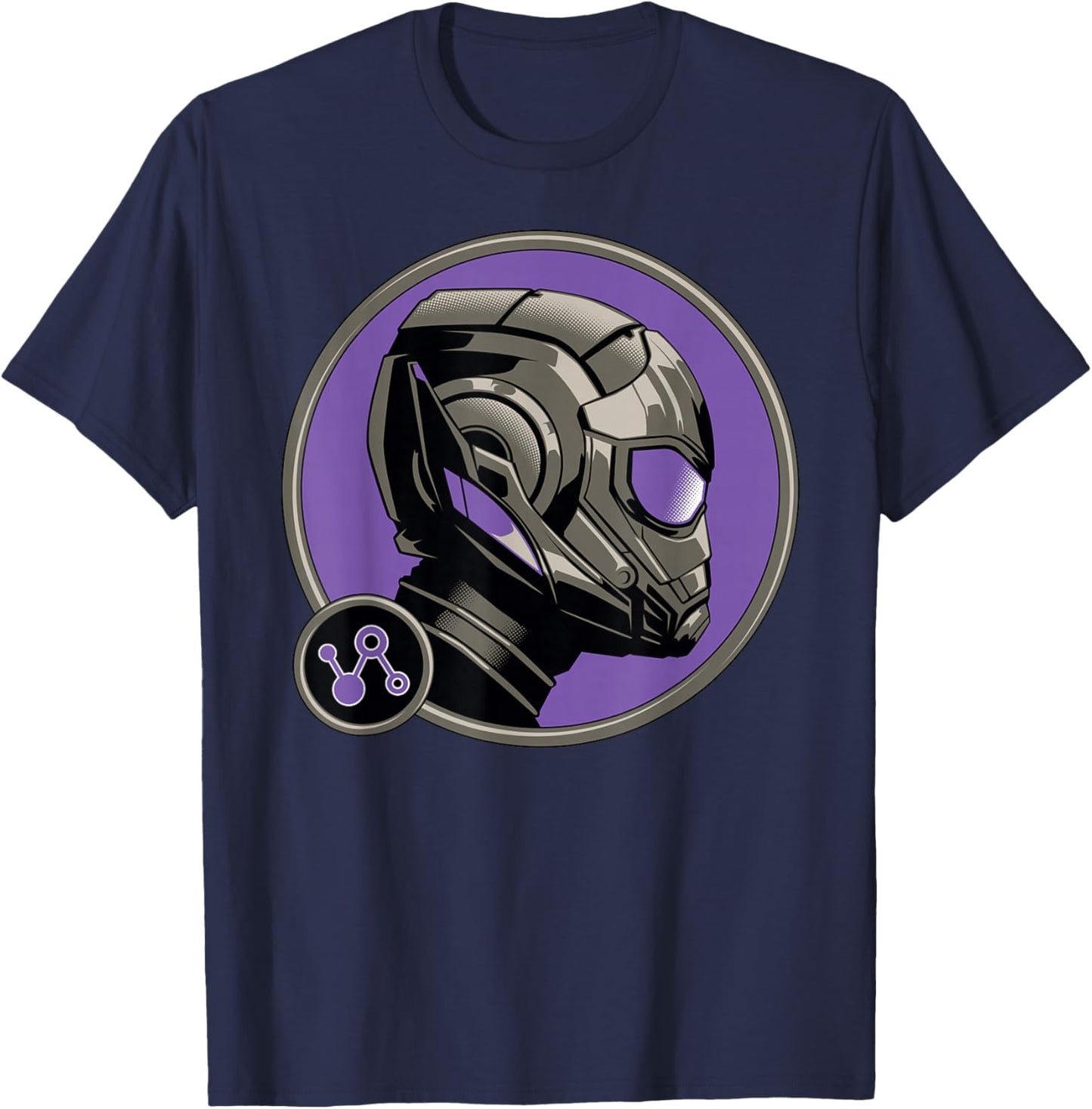 Marvel Ant-Man and the Wasp: Quantumania Cassie Helmet Side T-Shirt - T-Shirt | Navy