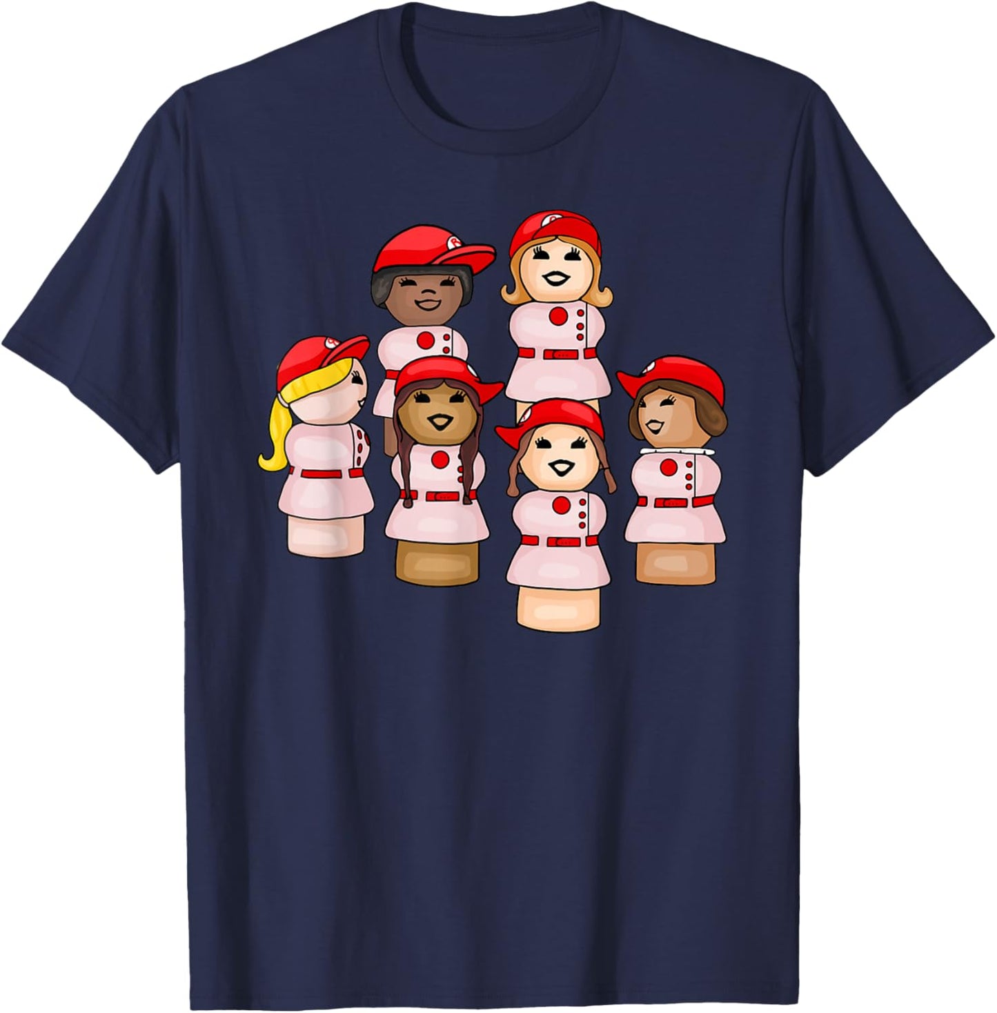 The Little Rockford Peaches T-Shirt - T-Shirt | Navy