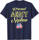 Proud Army Nephew US Flag Dog Tags Pride Military Family T-Shirt - T-Shirt | Navy