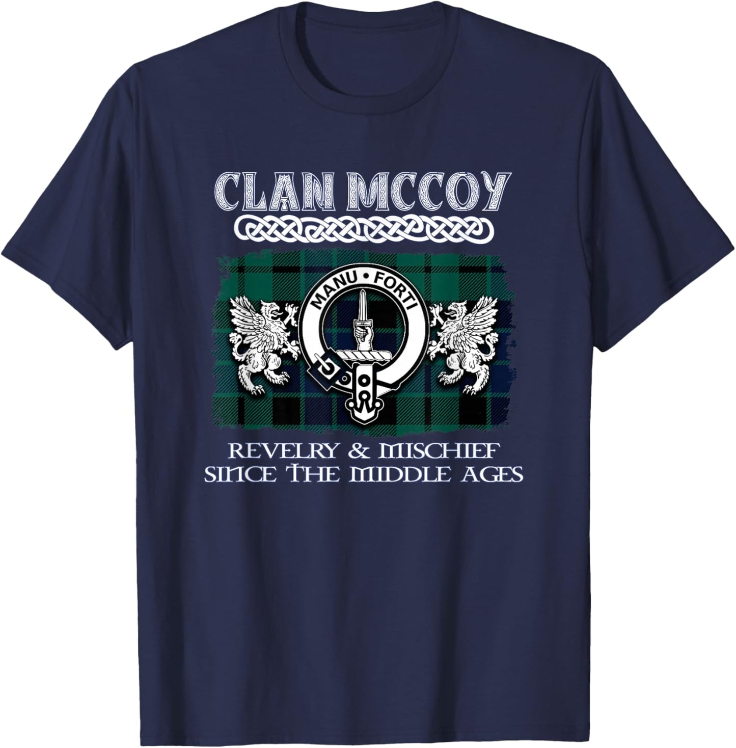 Clan McCoy Scottish McCoy surname T-Shirt - T-Shirt | Navy