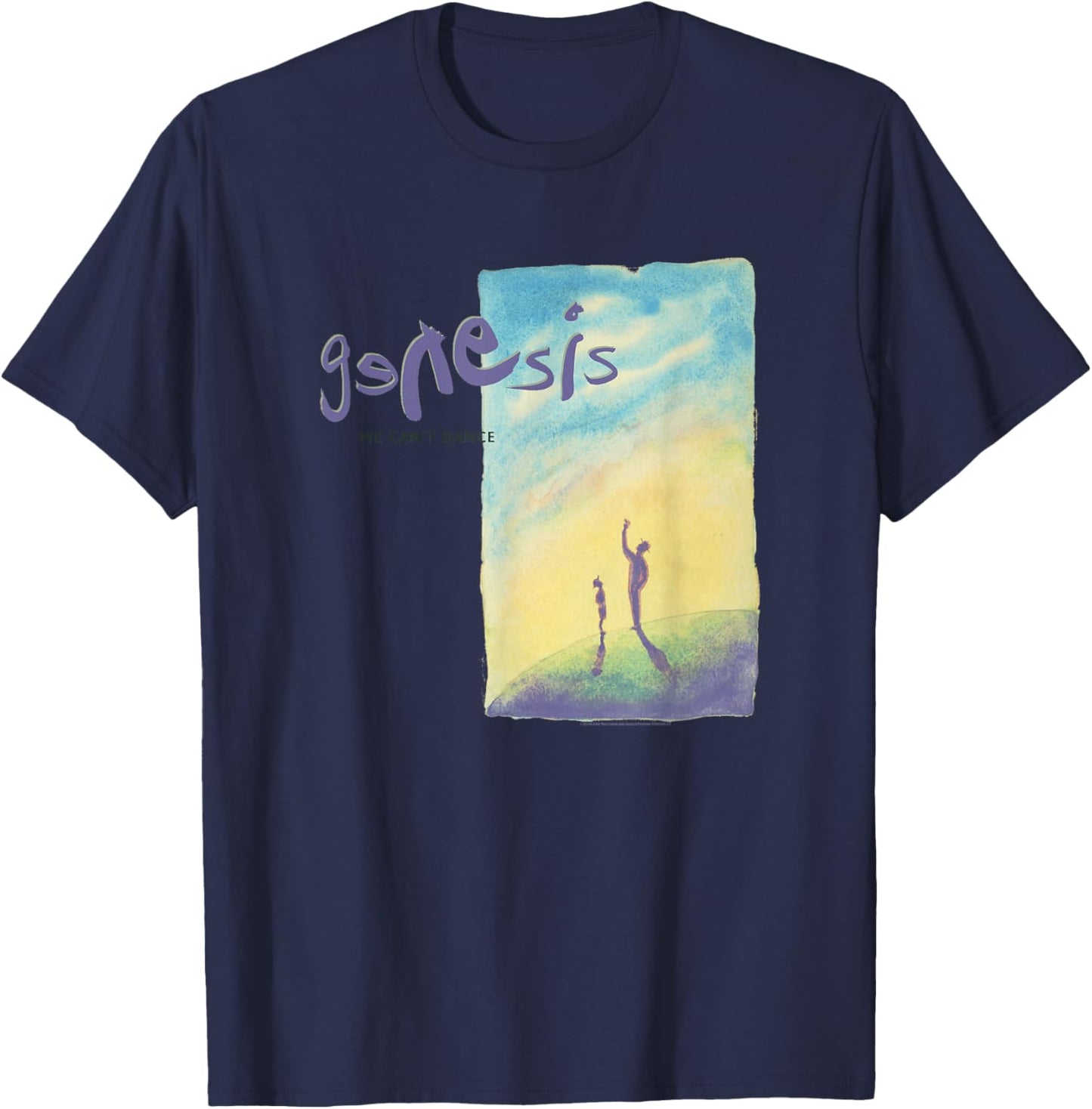 Genesis We Can't Dance Cover T-Shirt - T-Shirt | Navy