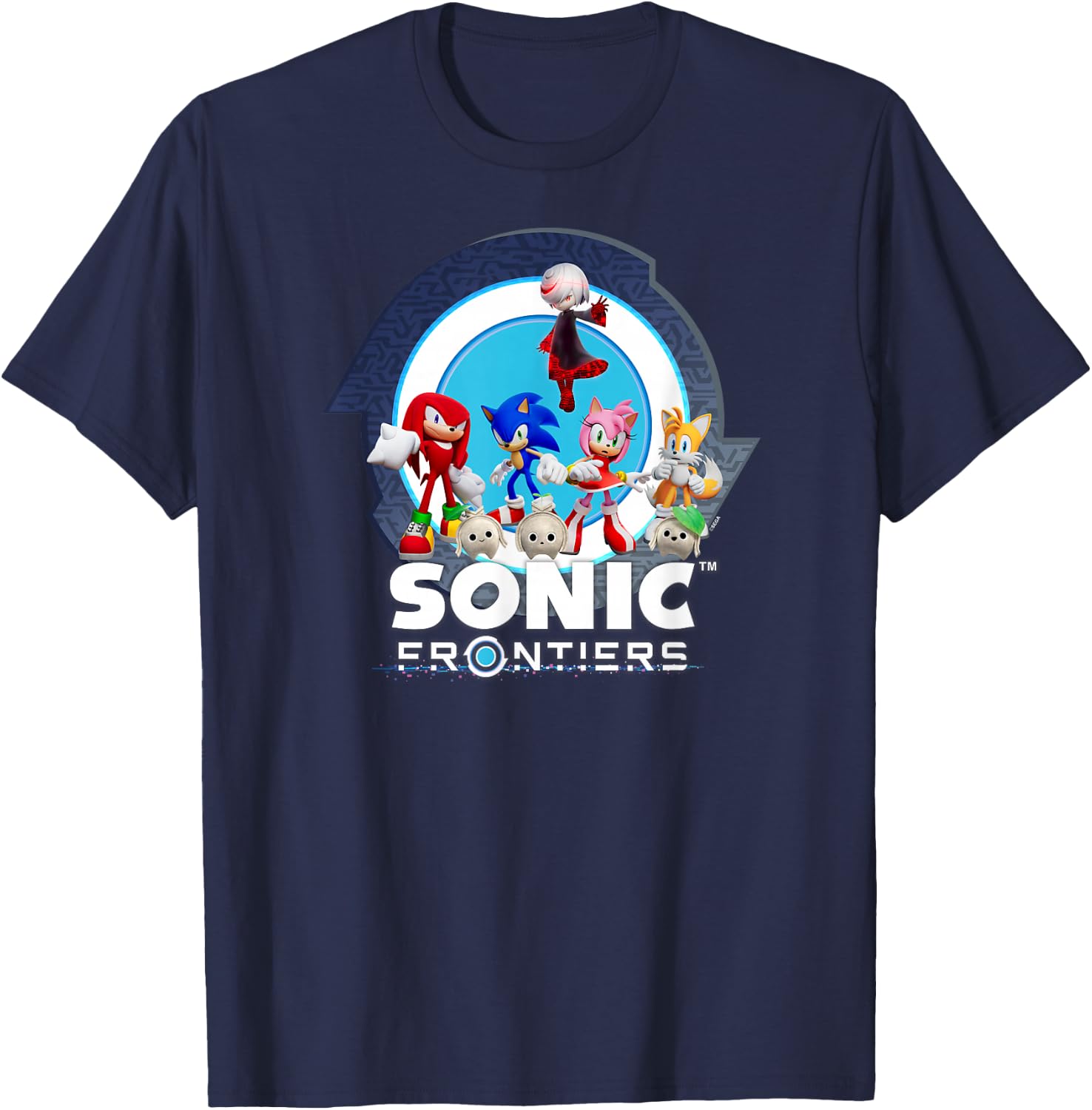 Sonic the Hedgehog, Sonic Frontiers - Team Frontiers T-Shirt - T-Shirt | Navy