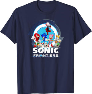 Sonic the Hedgehog, Sonic Frontiers - Team Frontiers T-Shirt - T-Shirt | Navy