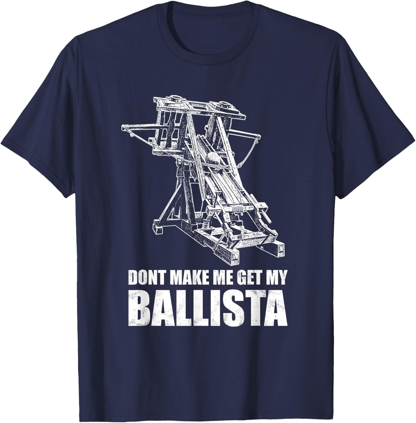 Medieval Ballista T-Shirt - T-Shirt | Navy