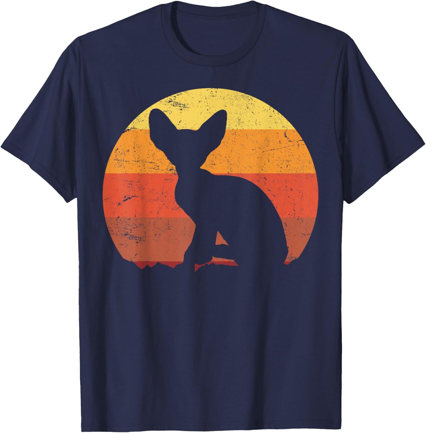 Sphynx Cat T-Shirt - T-Shirt | Navy