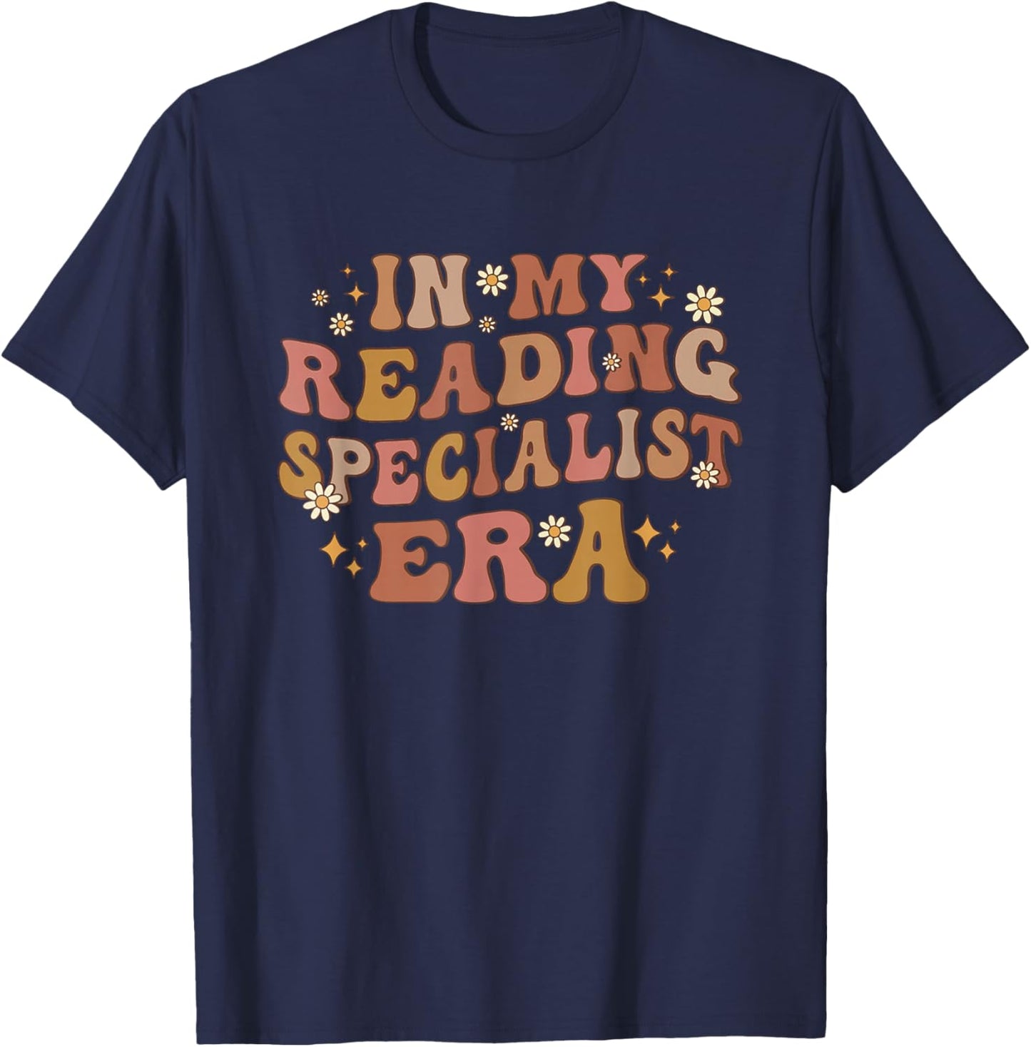 In My Reading Specialist Era T-Shirt - T-Shirt | Navy