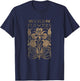 Wildflowers Vintage Hippie Heart Gypsy Soul Nature Lover T-Shirt - T-Shirt | Navy