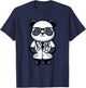 Cute Panda Doctor T-Shirt - T-Shirt | Navy