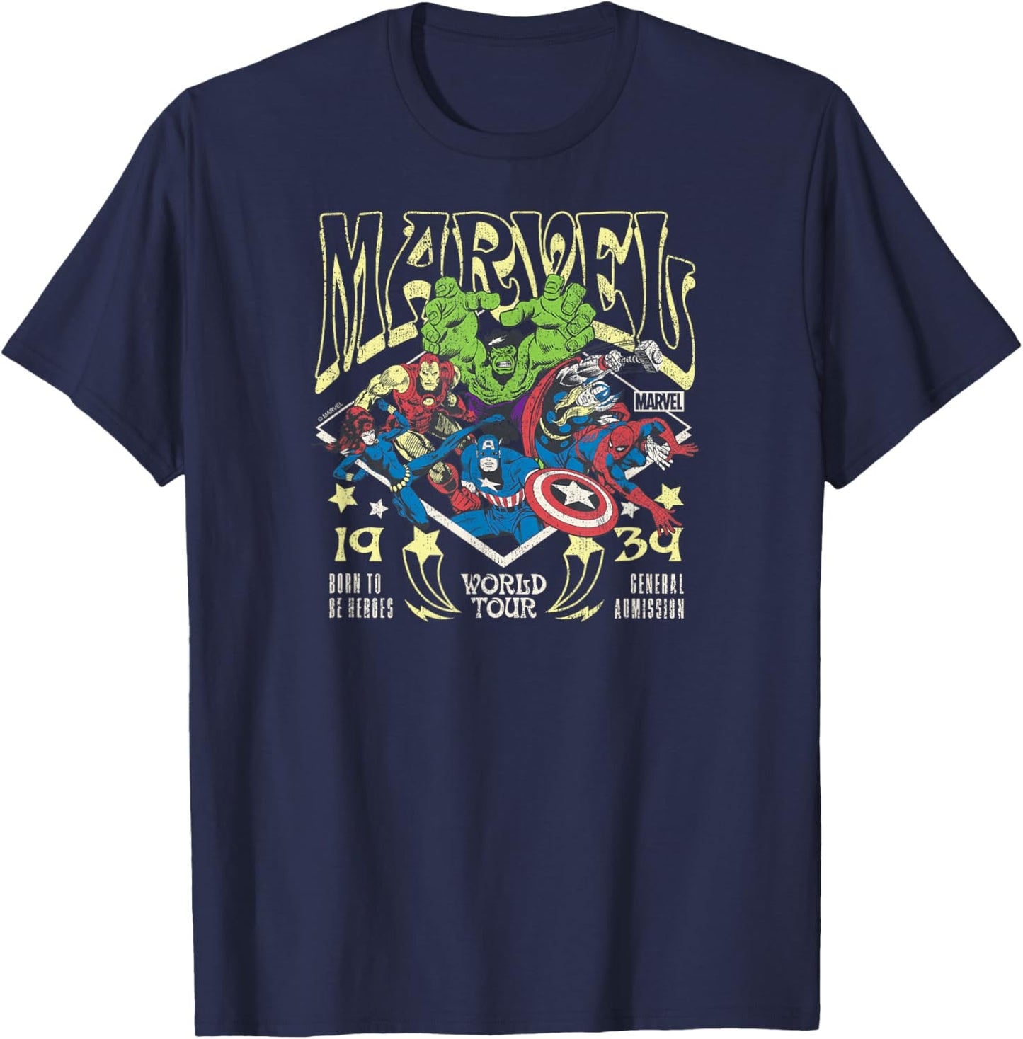 Marvel - Concert T-Shirt - T-Shirt | Navy