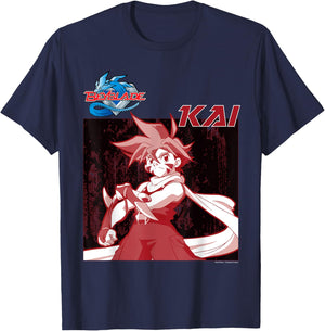 Beyblade Generation 1 Kai T-Shirt - T-Shirt | Navy