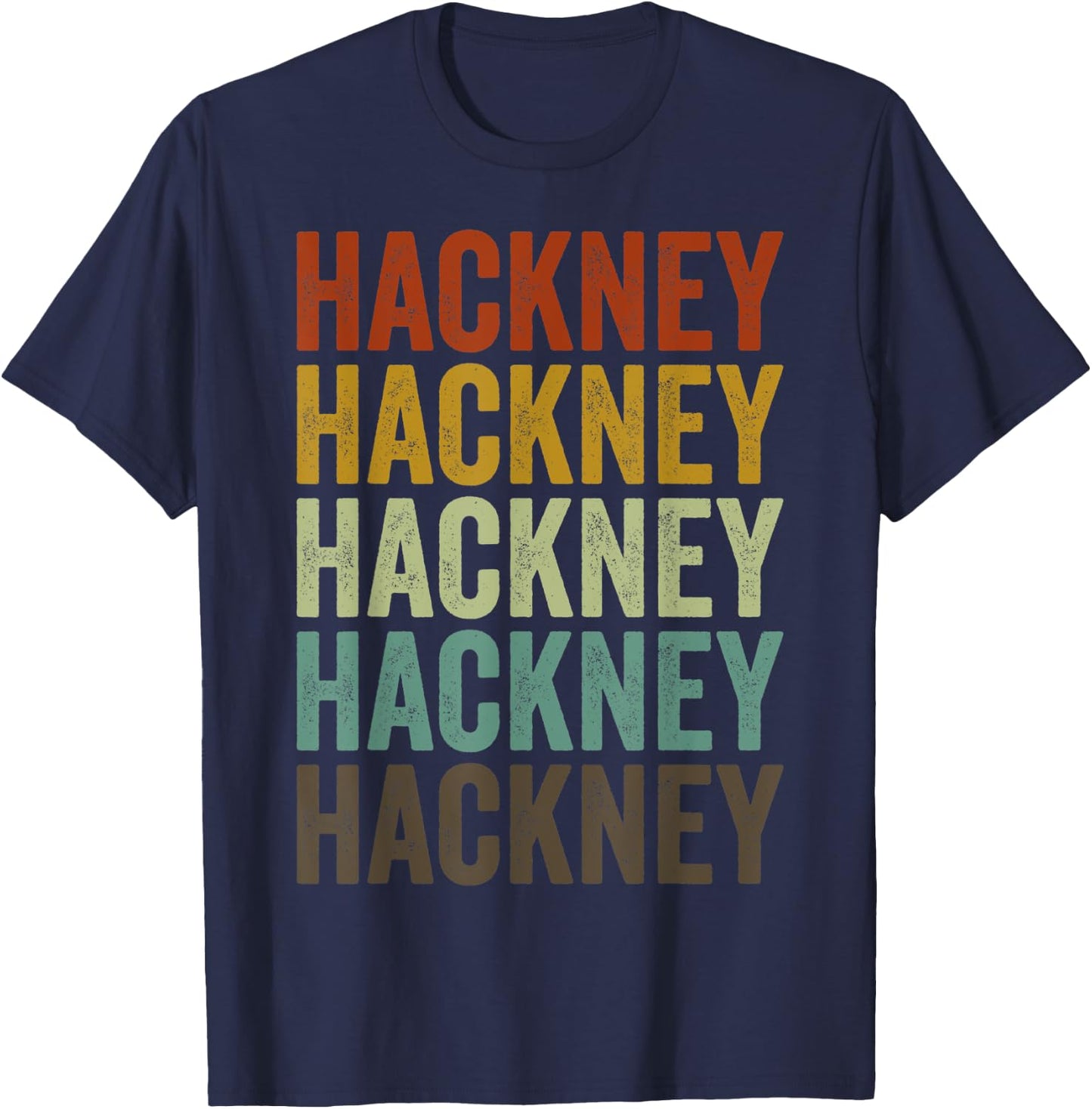 Hackney Horse Retro T-Shirt - T-Shirt | Navy