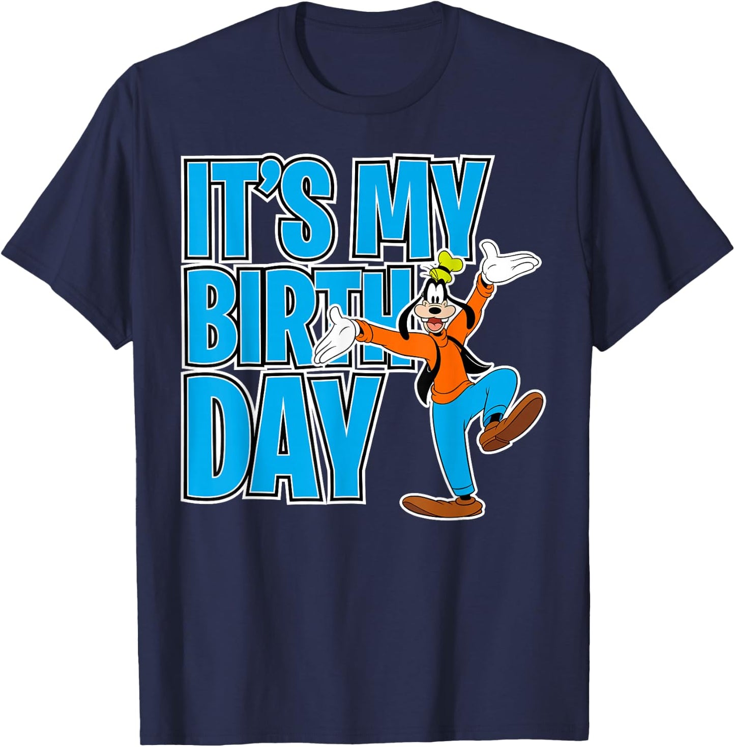 Disney - Goofy Birthday T-Shirt - T-Shirt | Navy