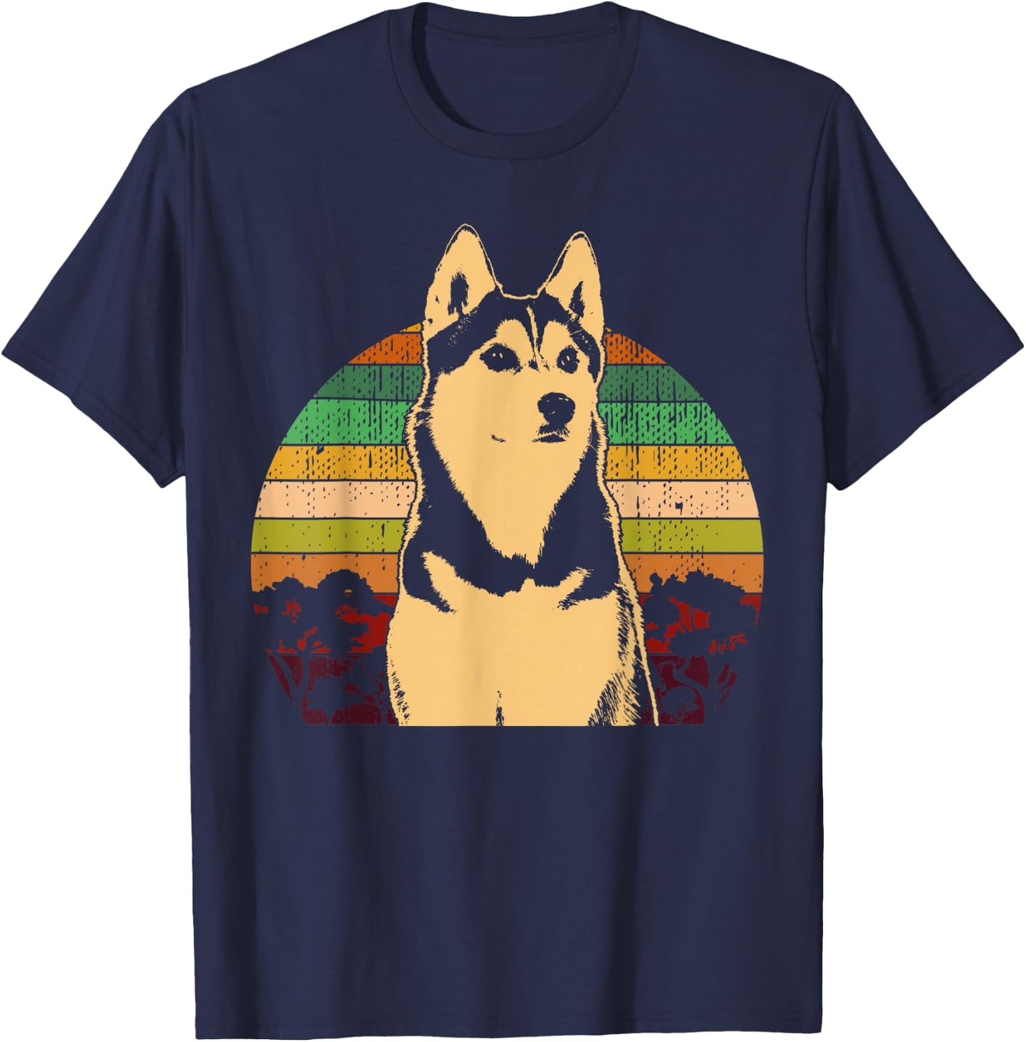 Sled Dog Husky Dog Breed T-Shirt - T-Shirt | Navy