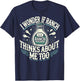 I Wonder If Ranch Thinks About Me Too Funny Ranch Dressing T-Shirt - T-Shirt | Navy