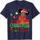 Black Girl Little Christmas Cutie Kids Toddler Girl Xmas Pjs T-Shirt - T-Shirt | Navy