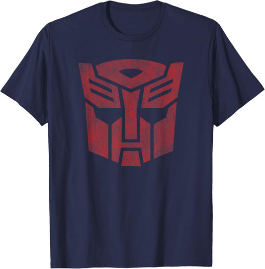 Transformers Autobots Classic Distressed Logo T-Shirt - T-Shirt | Navy