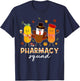 Pharmacy Squad Turkey Thanksgiving Pumpkin Fall Pharm Tech T-Shirt - T-Shirt | Navy