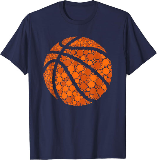 International Dot Day Shirts Basketball sports boys girls T-Shirt - T-Shirt | Navy