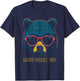 Grand Marais MN USA Bear Wearing Sunglasses Design T-Shirt - T-Shirt | Navy