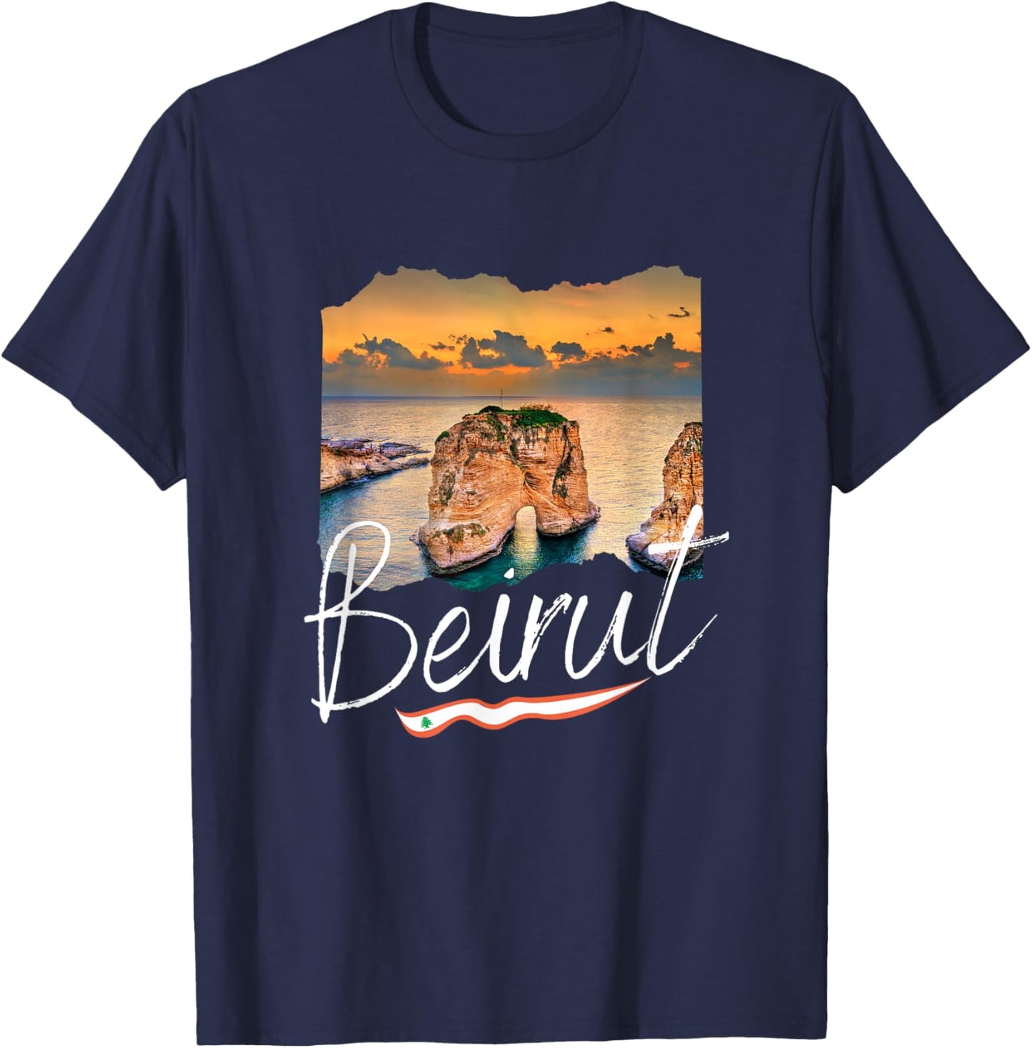 Beirut Lebanon Souvenir / Beirut T-Shirt - T-Shirt | Navy