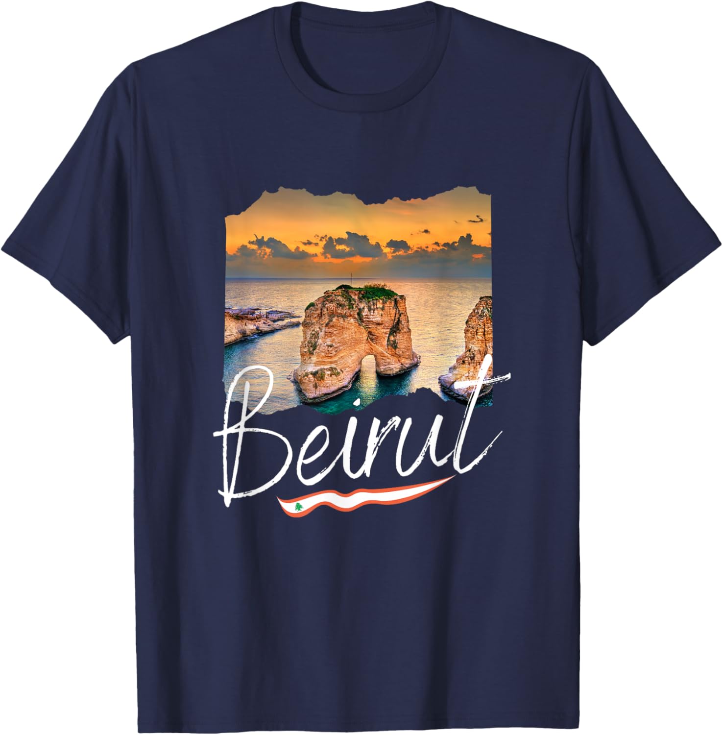 Beirut Lebanon Souvenir / Beirut T-Shirt - T-Shirt | Navy