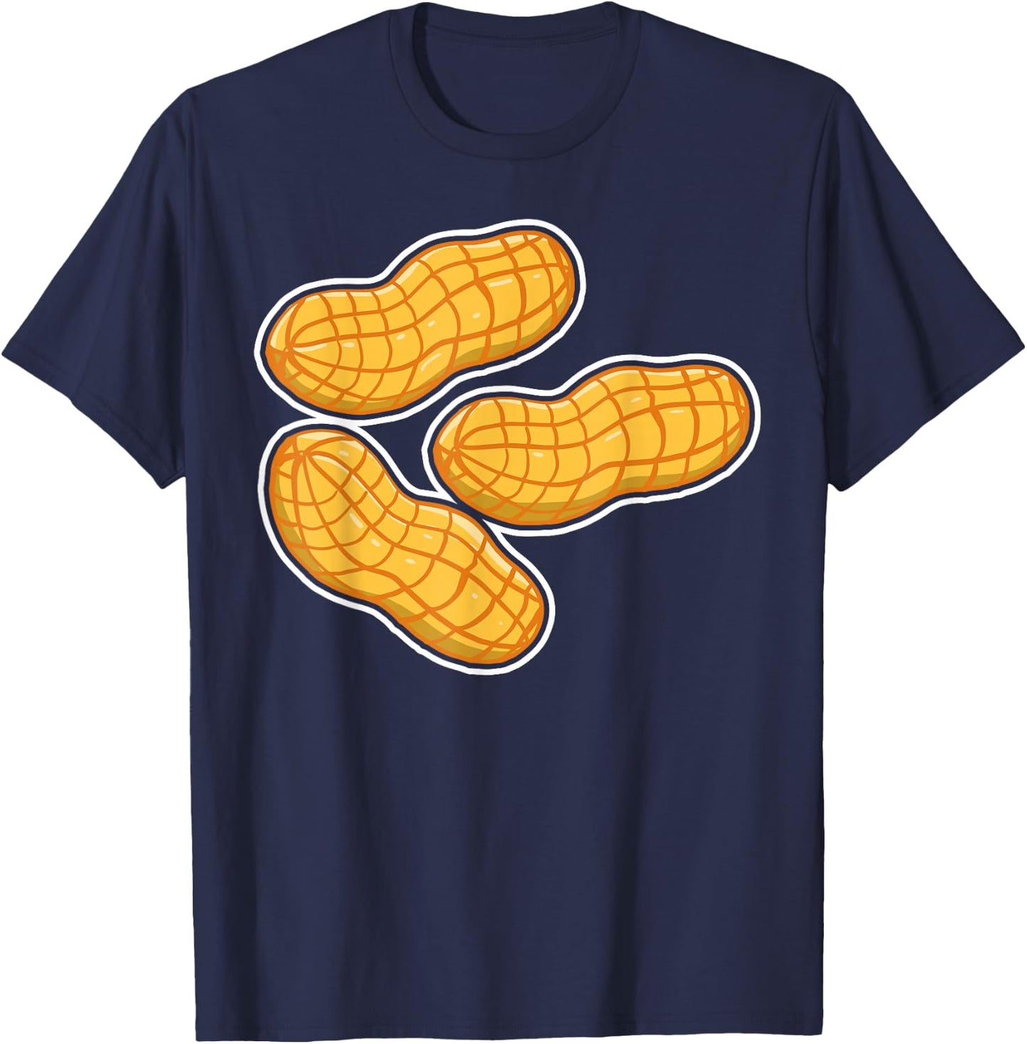 Peanut Graphic gift, Nut design, Peanut design T-Shirt - T-Shirt | Navy