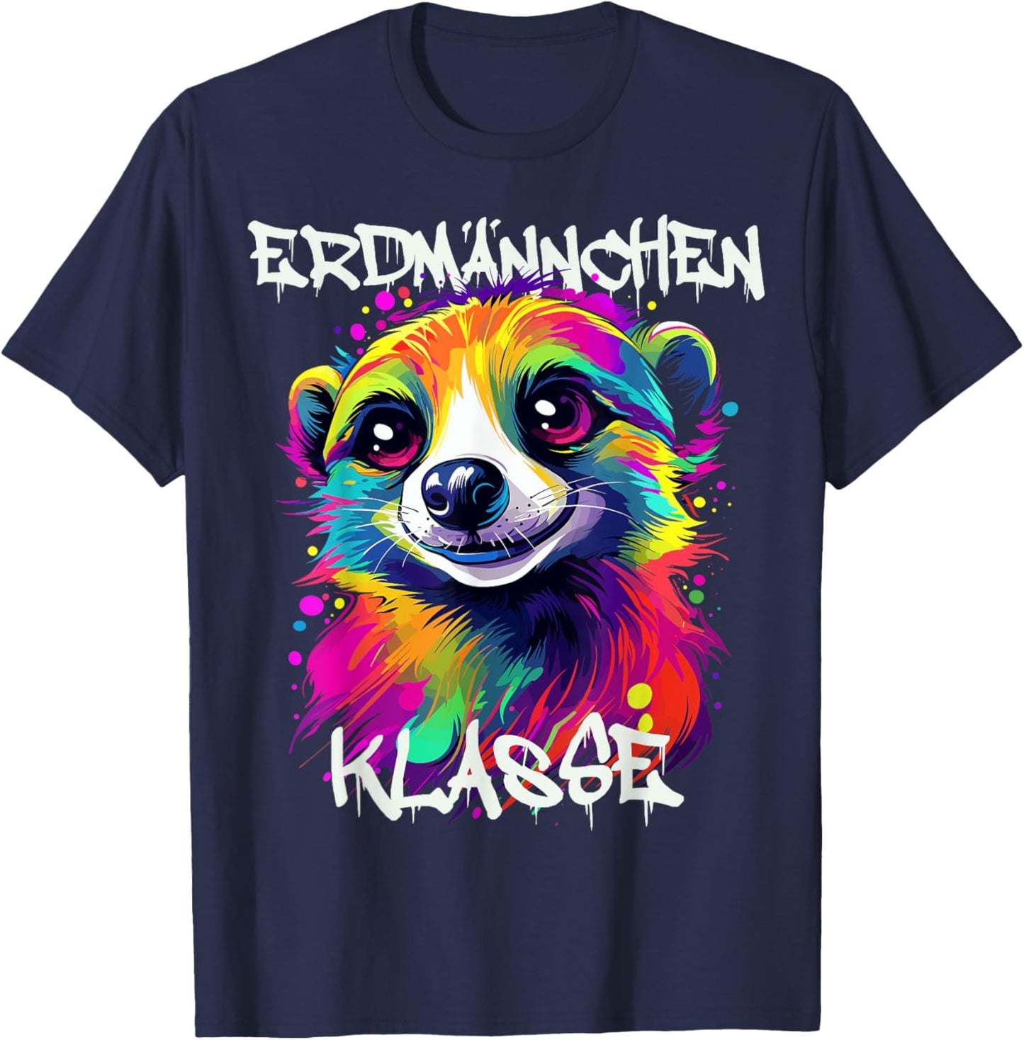 Erdmännchenklasse Grundschule, Klassentier Erdmännchen T-Shirt - T-Shirt | Navy