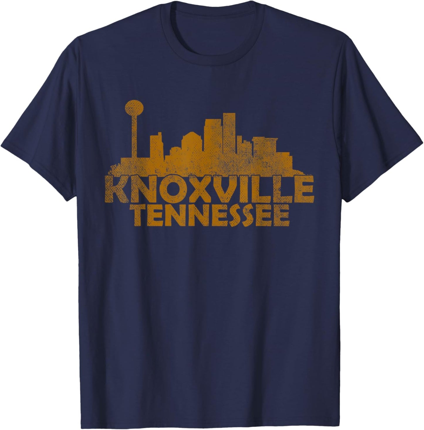 Knoxville Tennessee TN | Skyline T-Shirt - T-Shirt | Navy