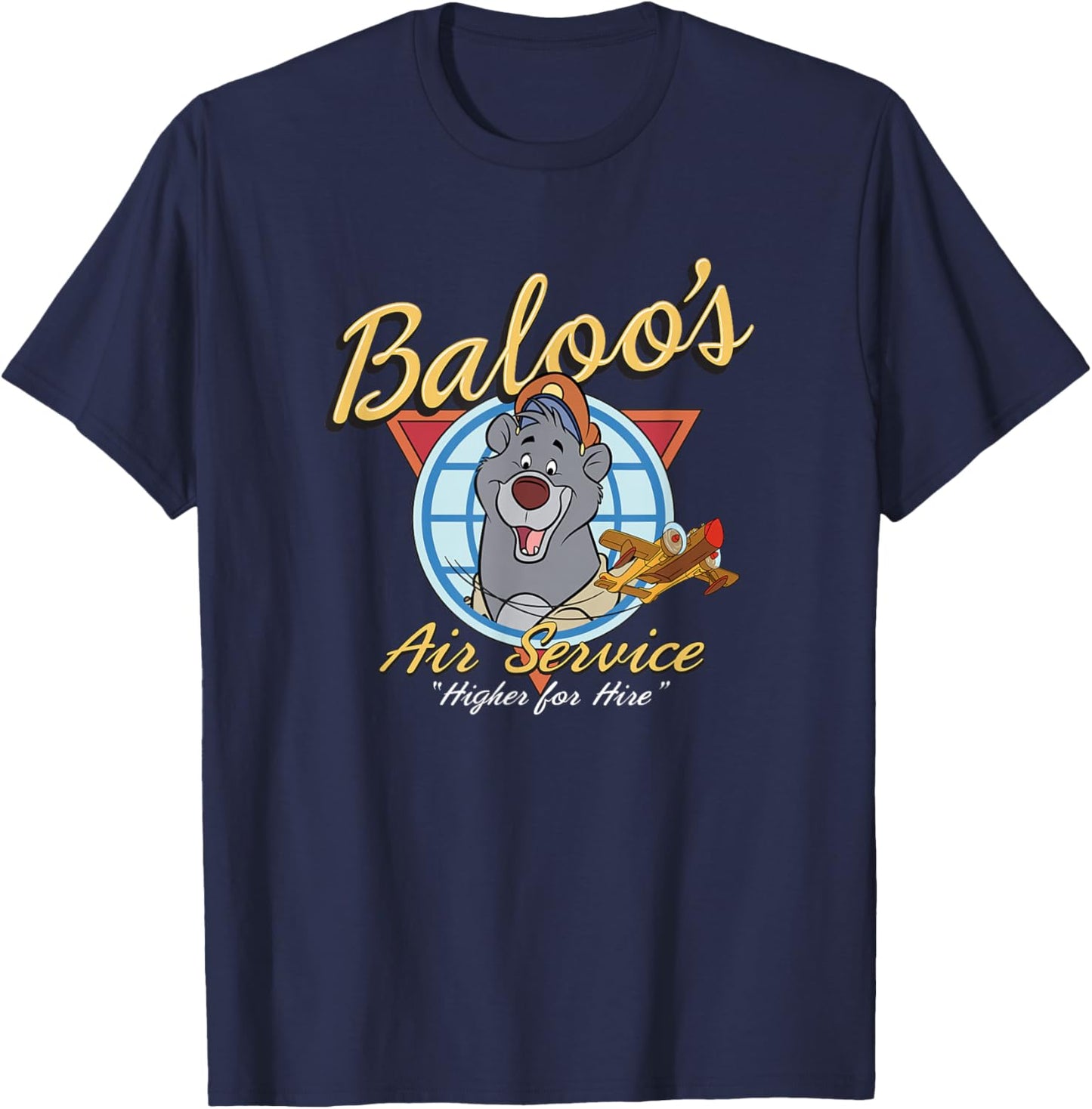 Disney - Talespin Baloo's Service T-Shirt - T-Shirt | Navy