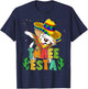 Mexican Themed Party 3rd Birthday Three Esta T-Shirt - T-Shirt | Navy