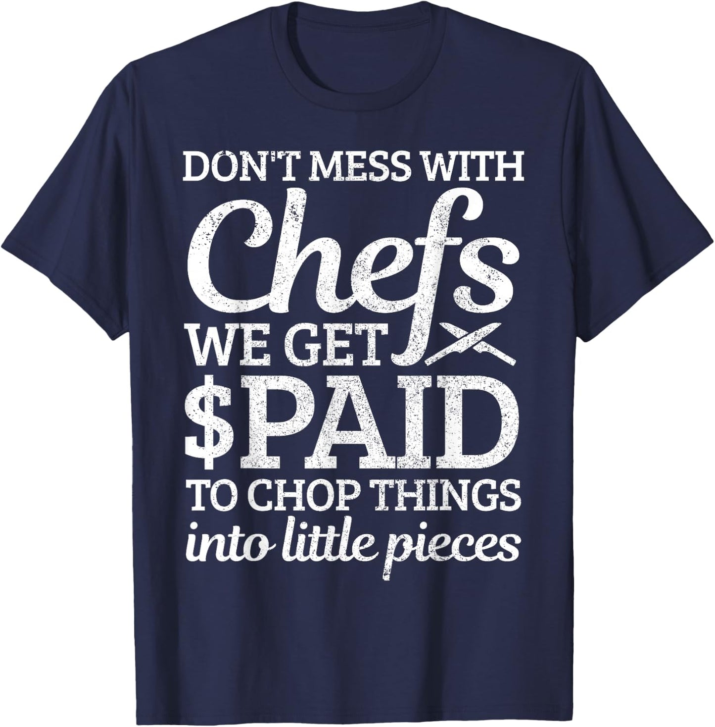 Funny Chef Definition Funny Saying Cook Cooking Chef Gift T-Shirt - T-Shirt | Navy