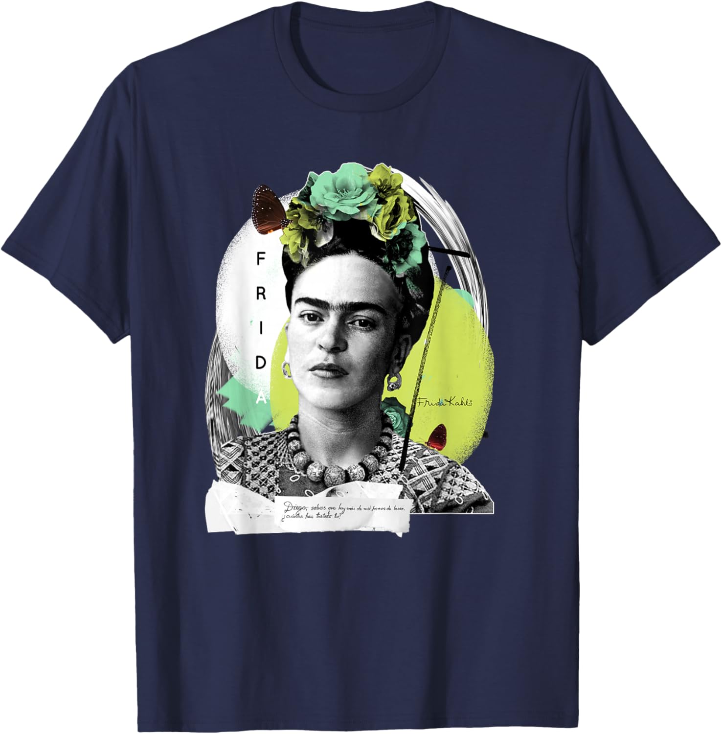Frida Kahlo - Variety of items T-Shirt - T-Shirt | Navy