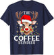 Matching Christmas The Coffee Reindeer Family T-Shirt - T-Shirt | Navy