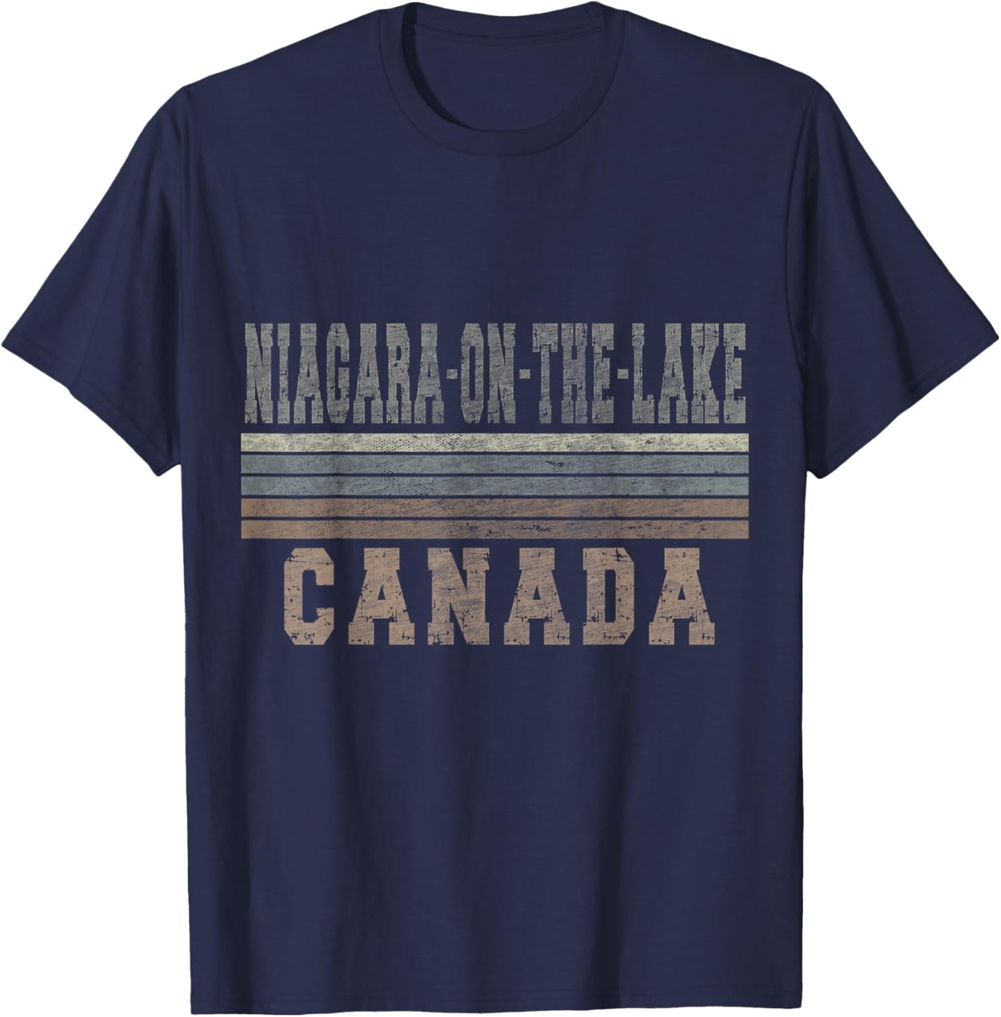 Retro Niagara-on-the-Lake Canada T-Shirt - T-Shirt | Navy