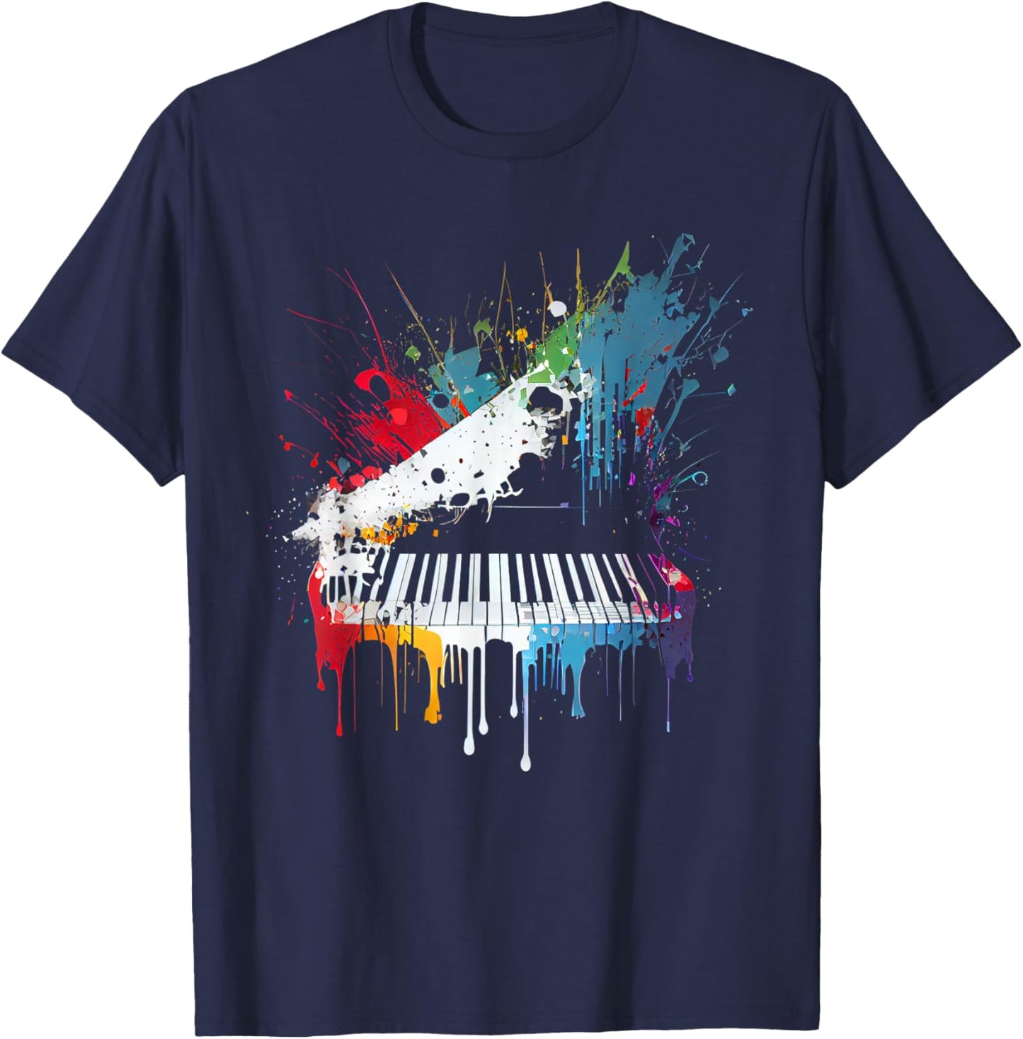 Piano design piano Gift pianist T-Shirt - T-Shirt | Navy