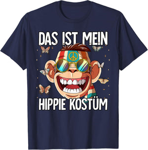 Das Ist Mein Hippie Kostüm 60er 70er Jahre Kostüm T-Shirt - T-Shirt | Navy