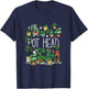 Gardening Potted Plant Lover Pot Head Gardener Garden T-Shirt - T-Shirt | Navy